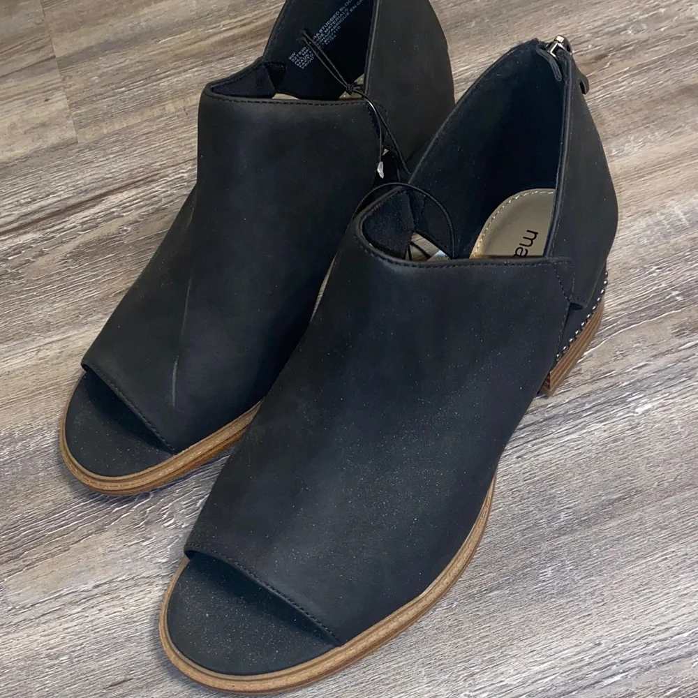 NWT MAURICES Ciara Open Toe Booties 9W - Picture 2 of 9